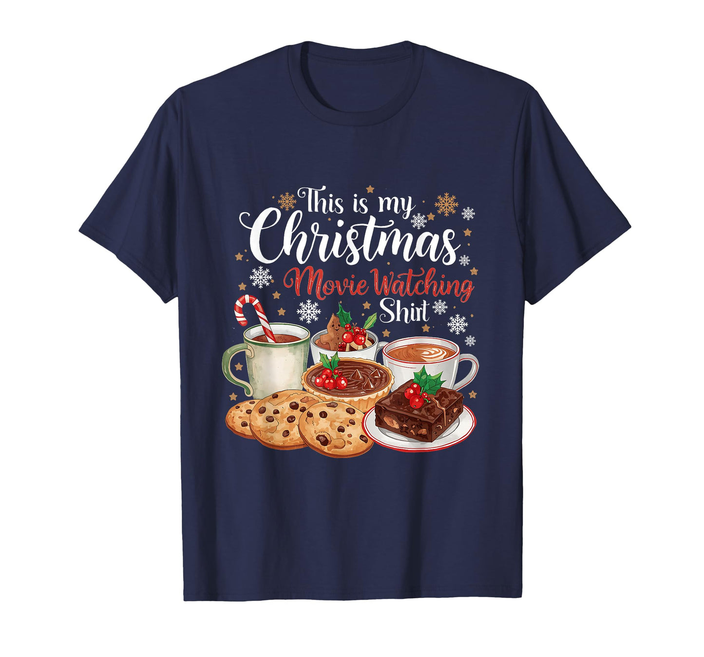 This is My Christmas Movie Watching Design T-Shirt