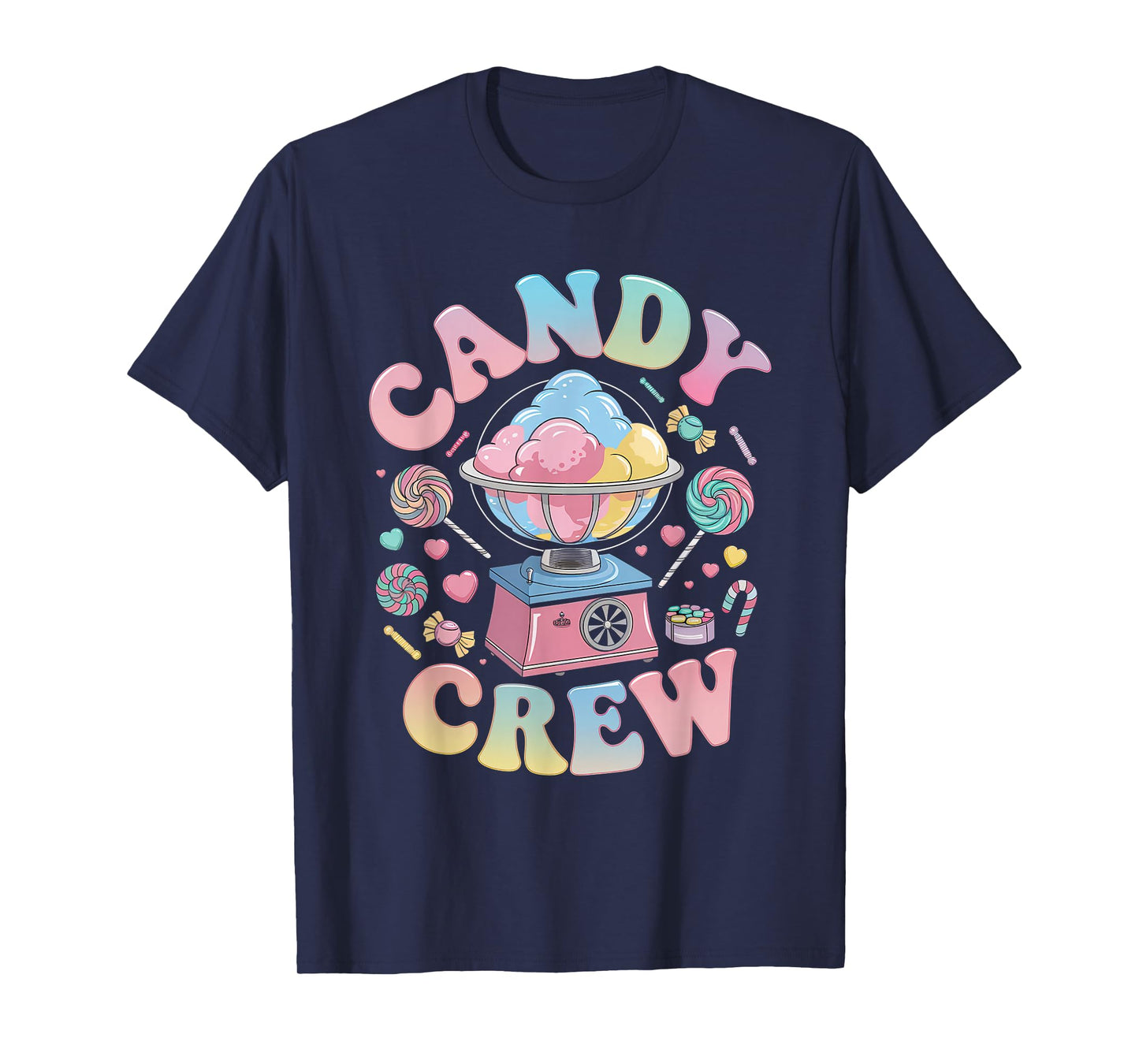 Candy Crew Tshirt Adult Men Women Kids Christmas Pajamas T-Shirt