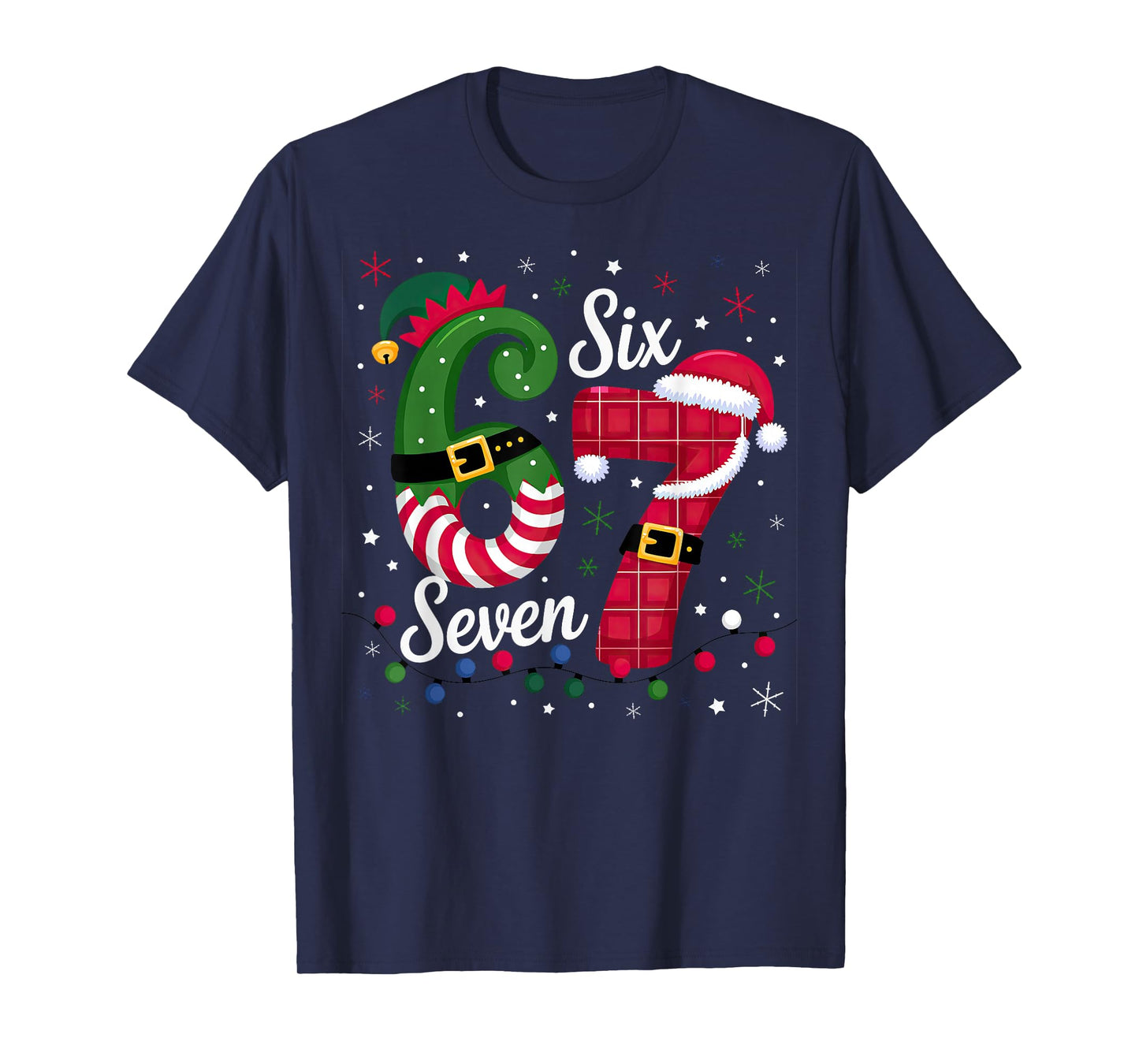 67 Six Seven Christmas Xmas T-Shirt