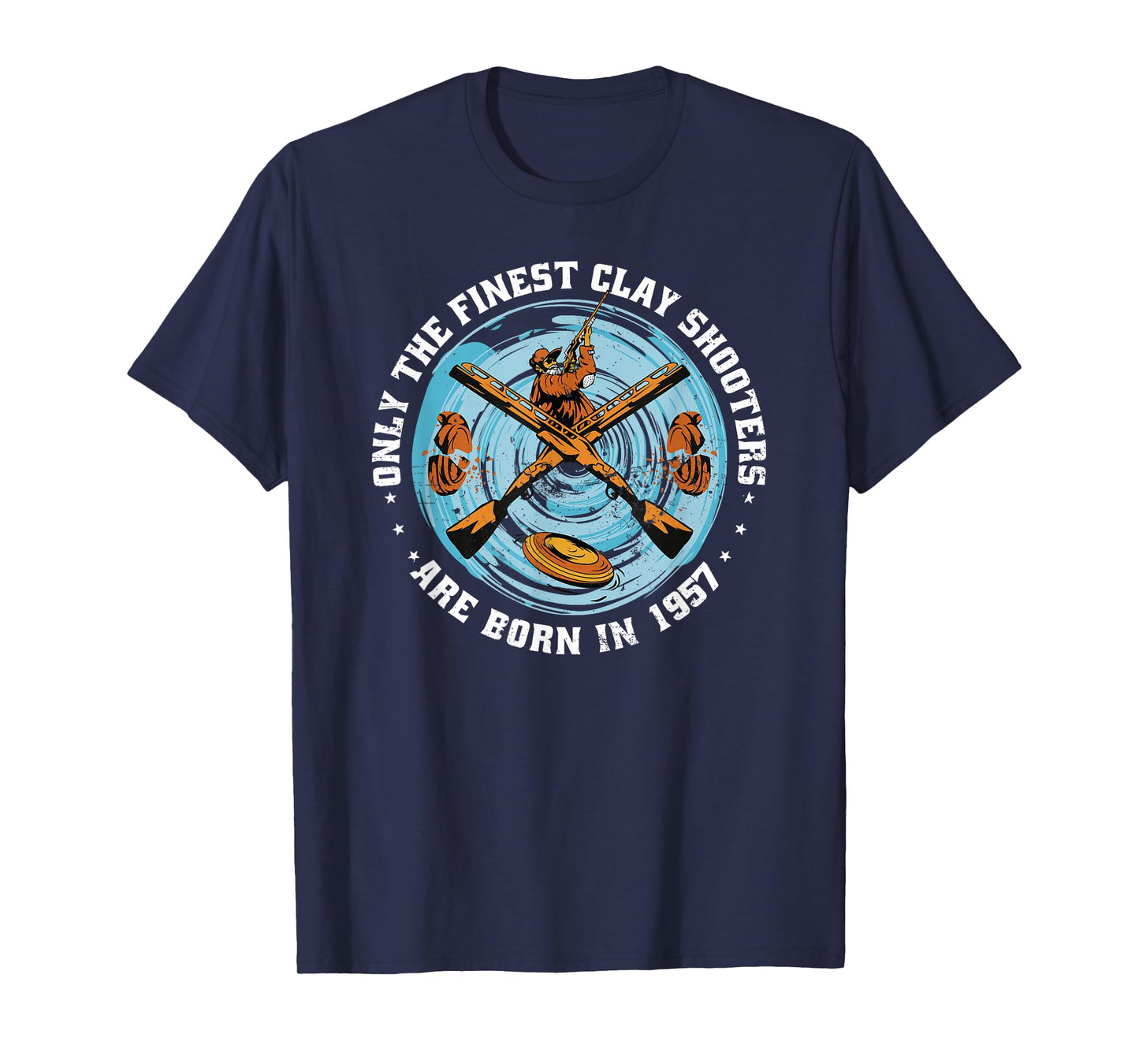 Clay Shooters Vintage 1957 Birthday Clay-Pigeons Shooting T-Shirt
