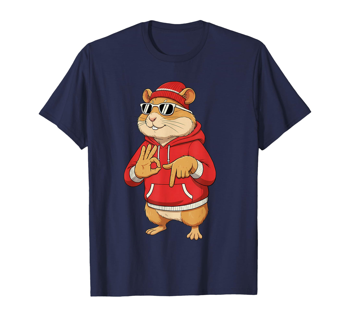 Six Seven Meme Retro Vintage Hamster 67 Funny Gen Z Apha T-Shirt