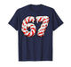 Christmas 67 Candy Cane Funny Meme Six Seven 6-7 Gen Alpha T-Shirt