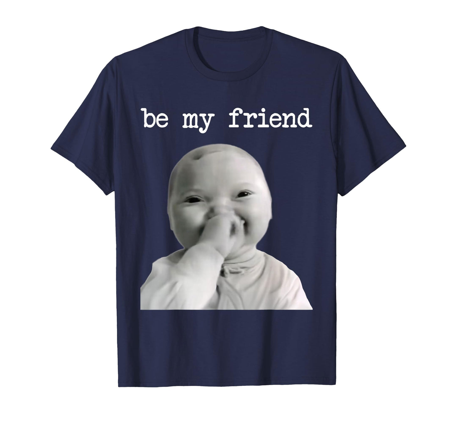 Funny Niche Baby gen z Meme ai Viral Giggling AI Laughing T-Shirt