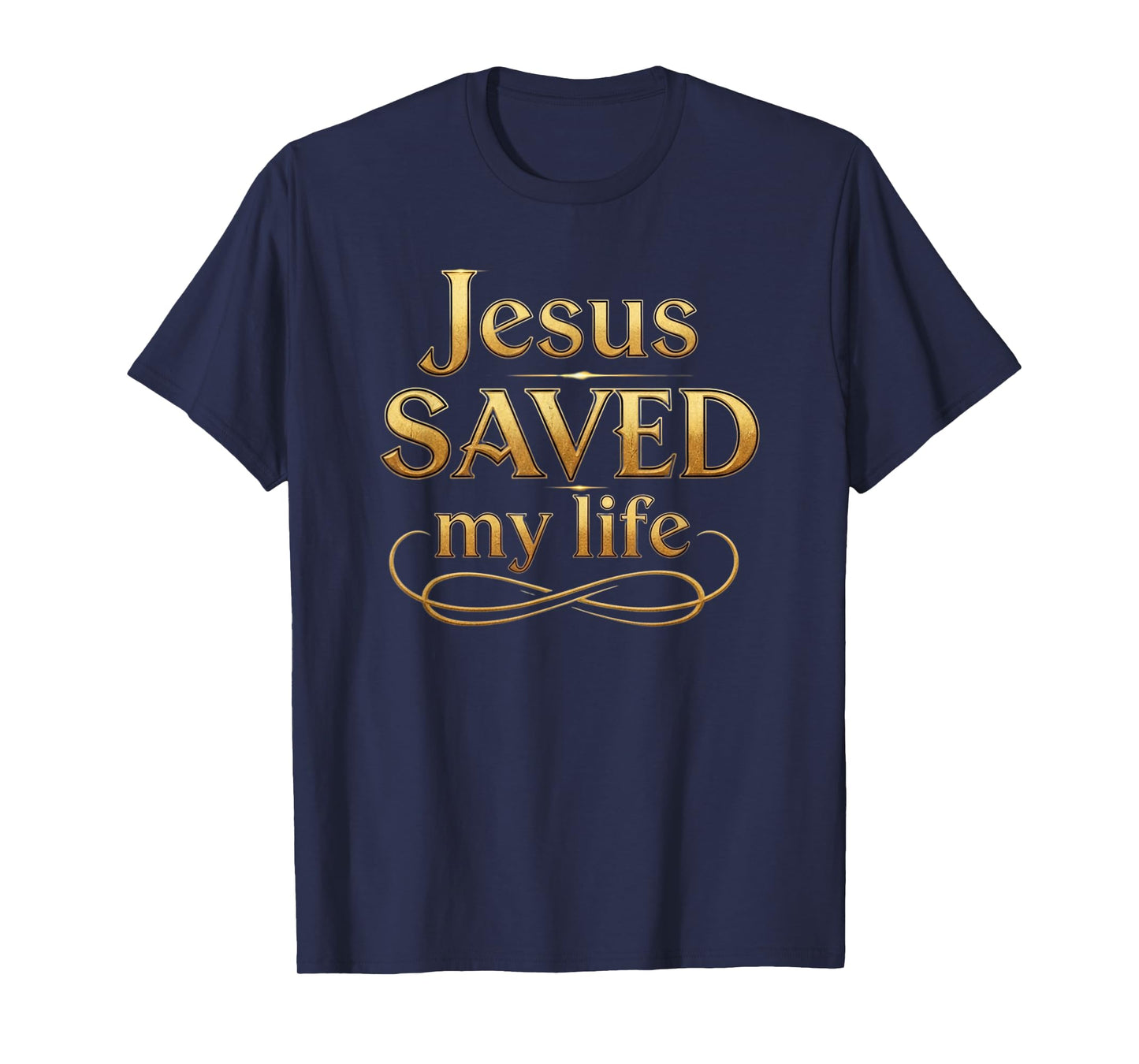 Jesus Saved My Life Christian Shirts for Women Men of Faith T-Shirt