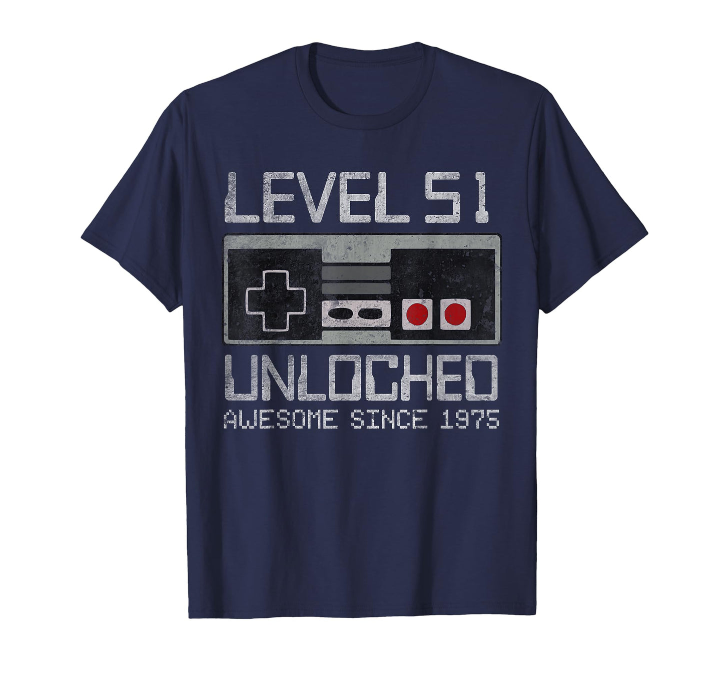 Level 51 Unlocked 51st Birthday 51 Year Old Video Gamer Men T-Shirt