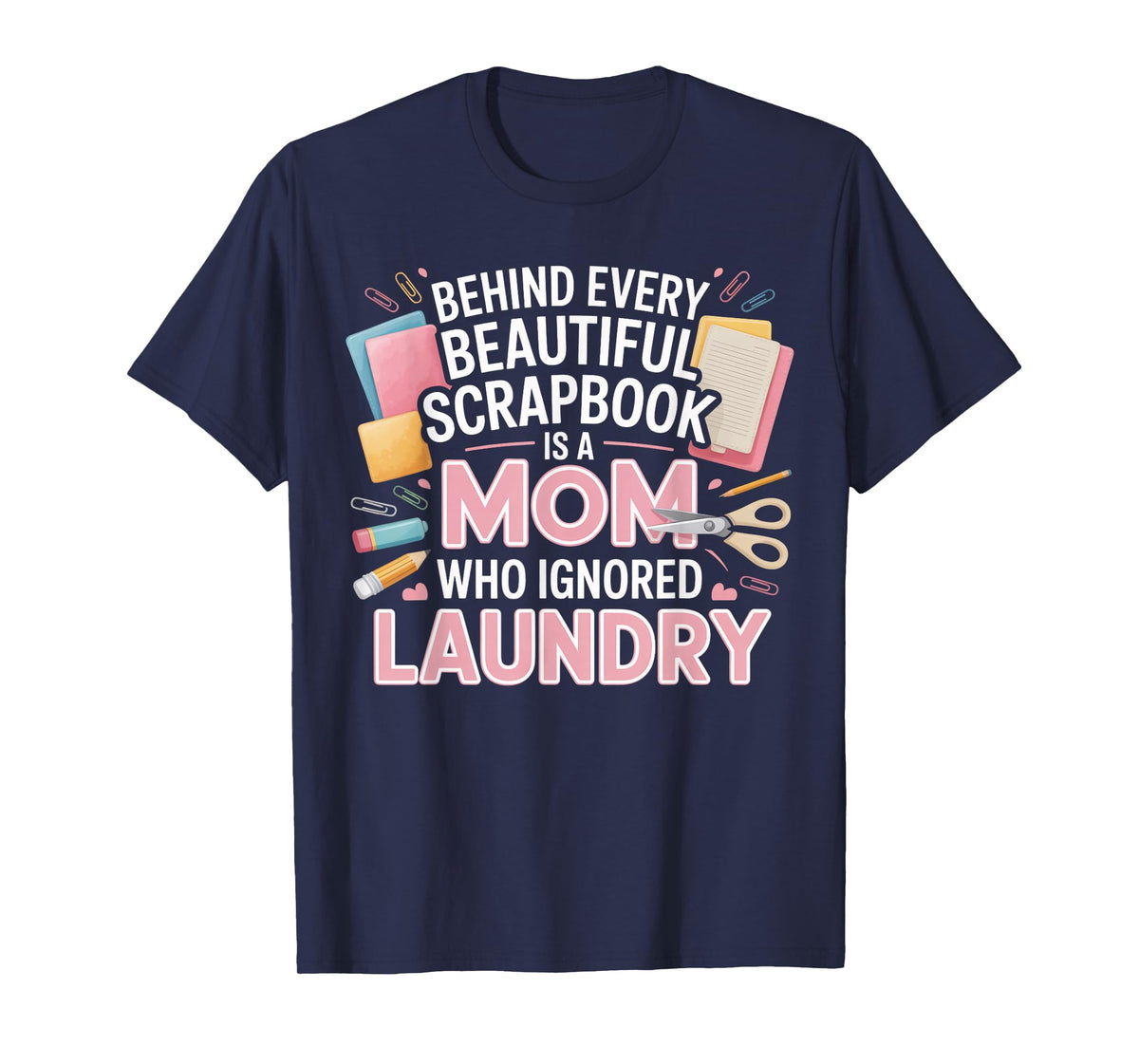 Embellished Craft Hobby Crafter Mama Scrapbooking Mom T-Shirt