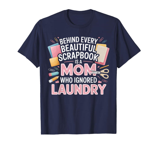 Embellished Craft Hobby Crafter Mama Scrapbooking Mom T-Shirt