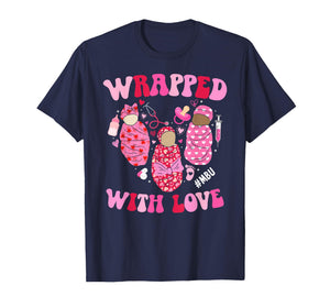 Groovy MBU Valentine Mother Baby Nurse Valentines Day T-Shirt