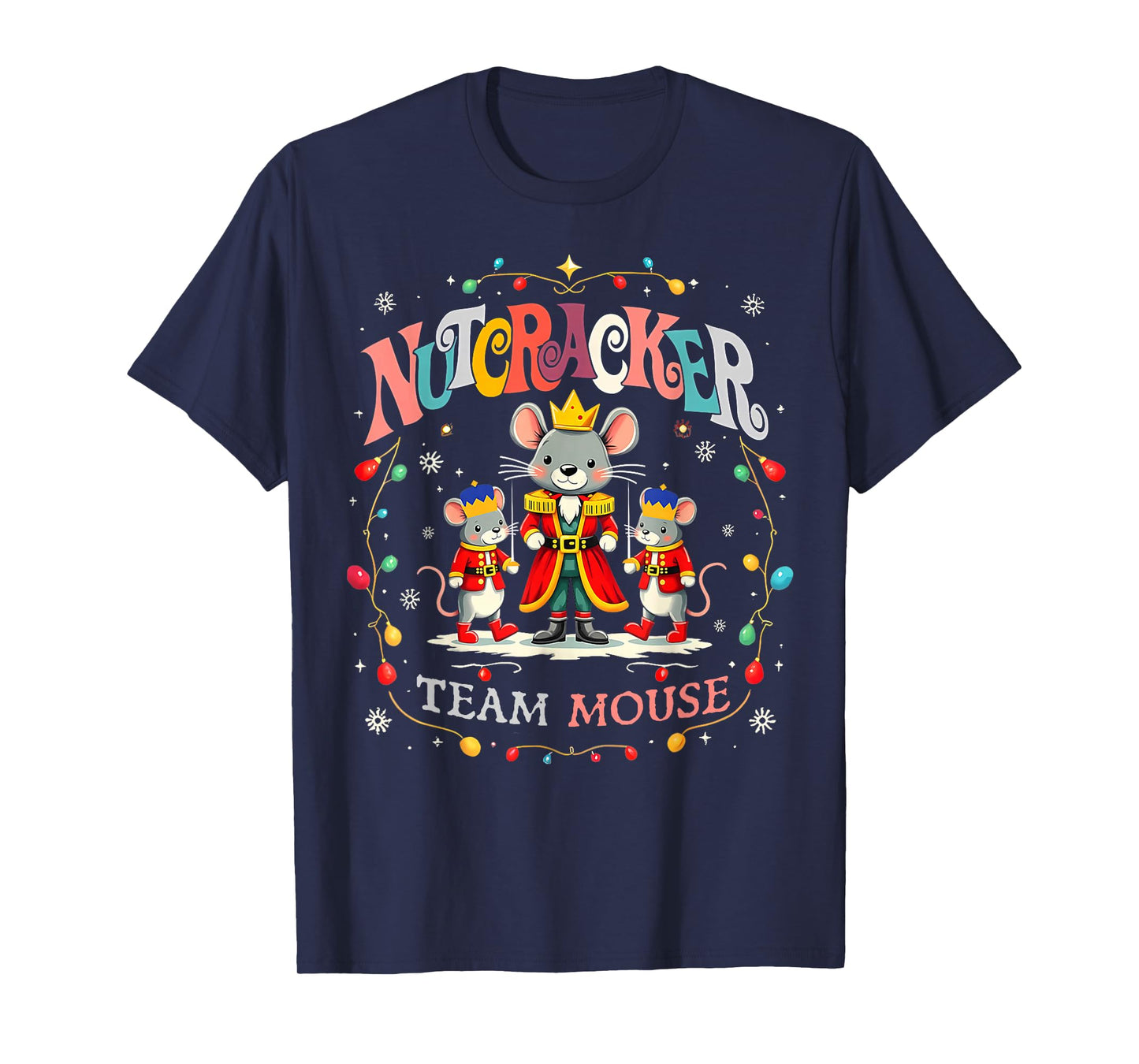Christmas Nutcracker Team Mouse Women Kids Girl T-Shirt