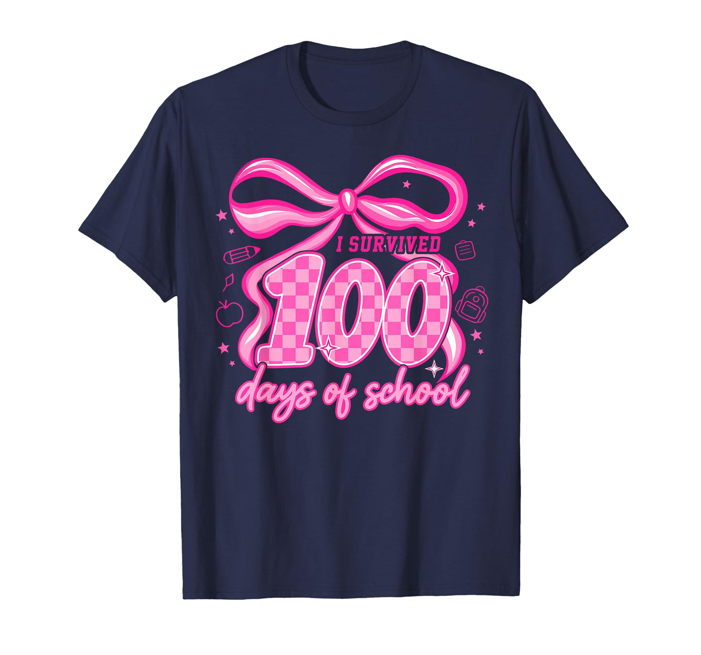 I Survived 100 Days of School for Teacher Kids 100th Days T-Shirt