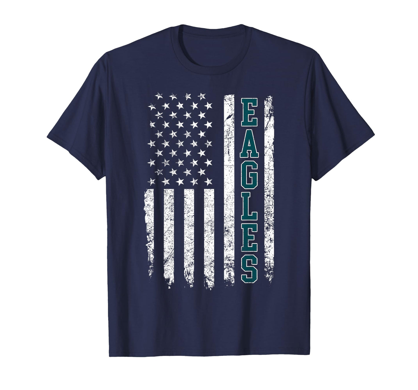 Vintage Eagle Women Men Kid Tees US Flag T-Shirt