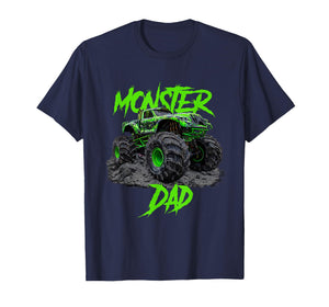 Monster Dad Truck Family Matching T-Shirt