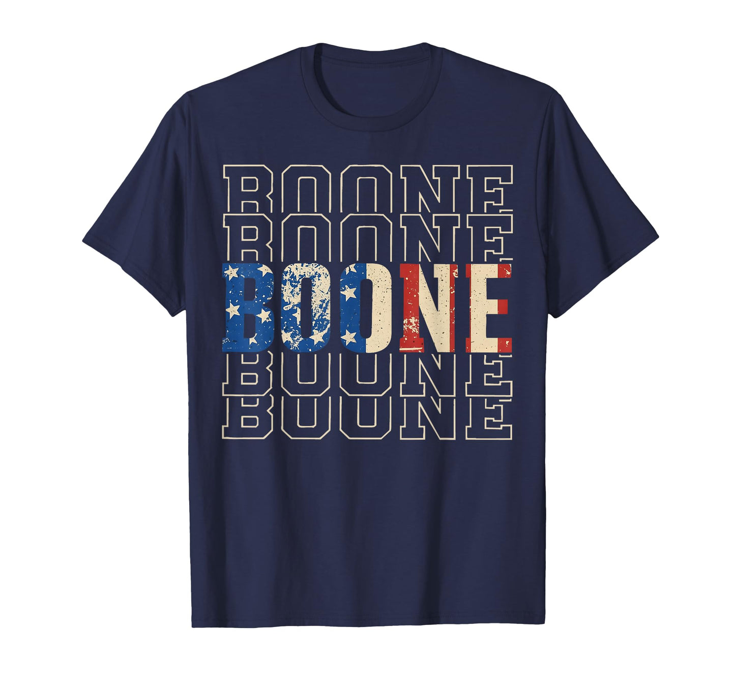 Vintage Boone Name Retro American Gift for Men Women Kid T-Shirt