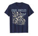 Cool Uncles Club Biker Uncle Retro Uncle Riding Motorcycle T-Shirt