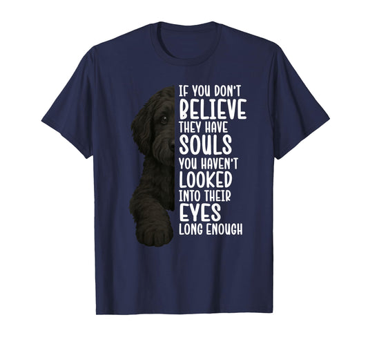 Black Goldendoodle Dog Black Doodle Owner Black Doodle Lover T-Shirt