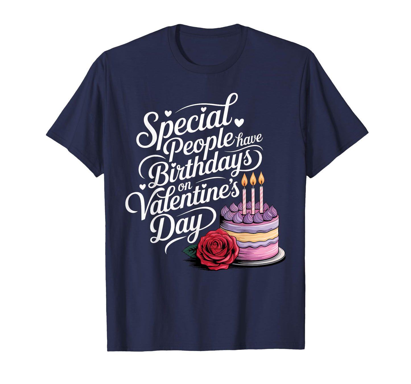 Born on February 14 Special Birthday for Women Men Kids T-Shirt