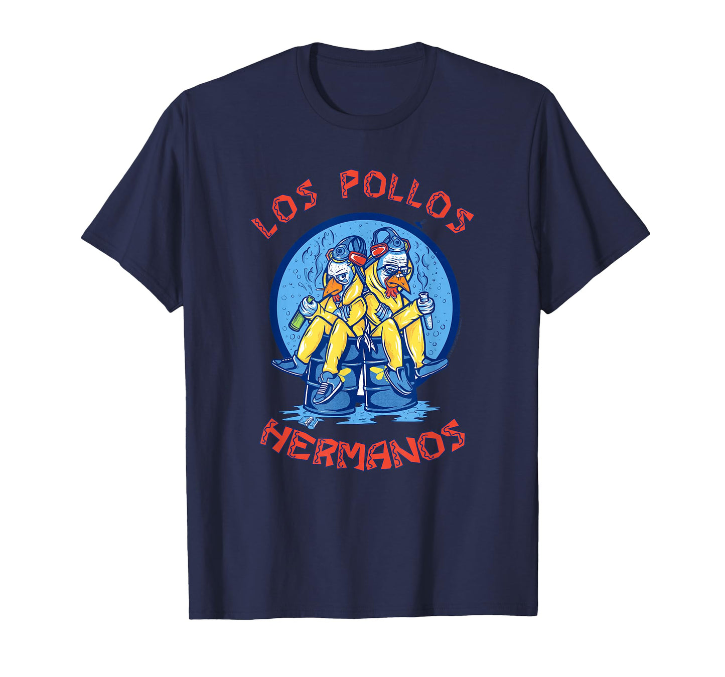 Breaking Bad Los Pollos Hermanos Hazmat Suits TV Show T-Shirt