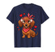 Dachshund Valentines Day Wiener Dog Lover Weenie Heart T-Shirt