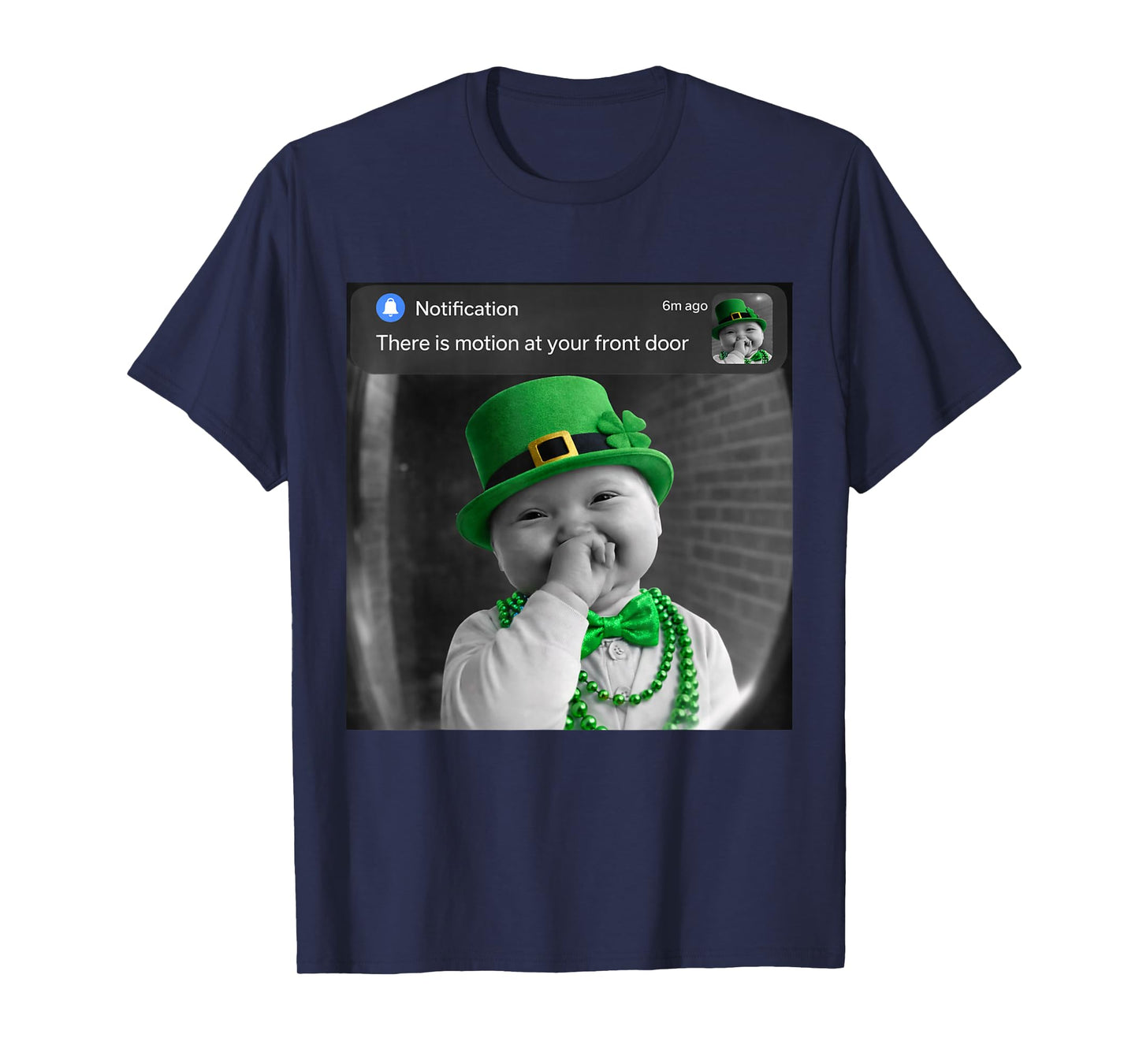 Funny Niche Ai Baby with Motion Meme St Patricks Day T-Shirt