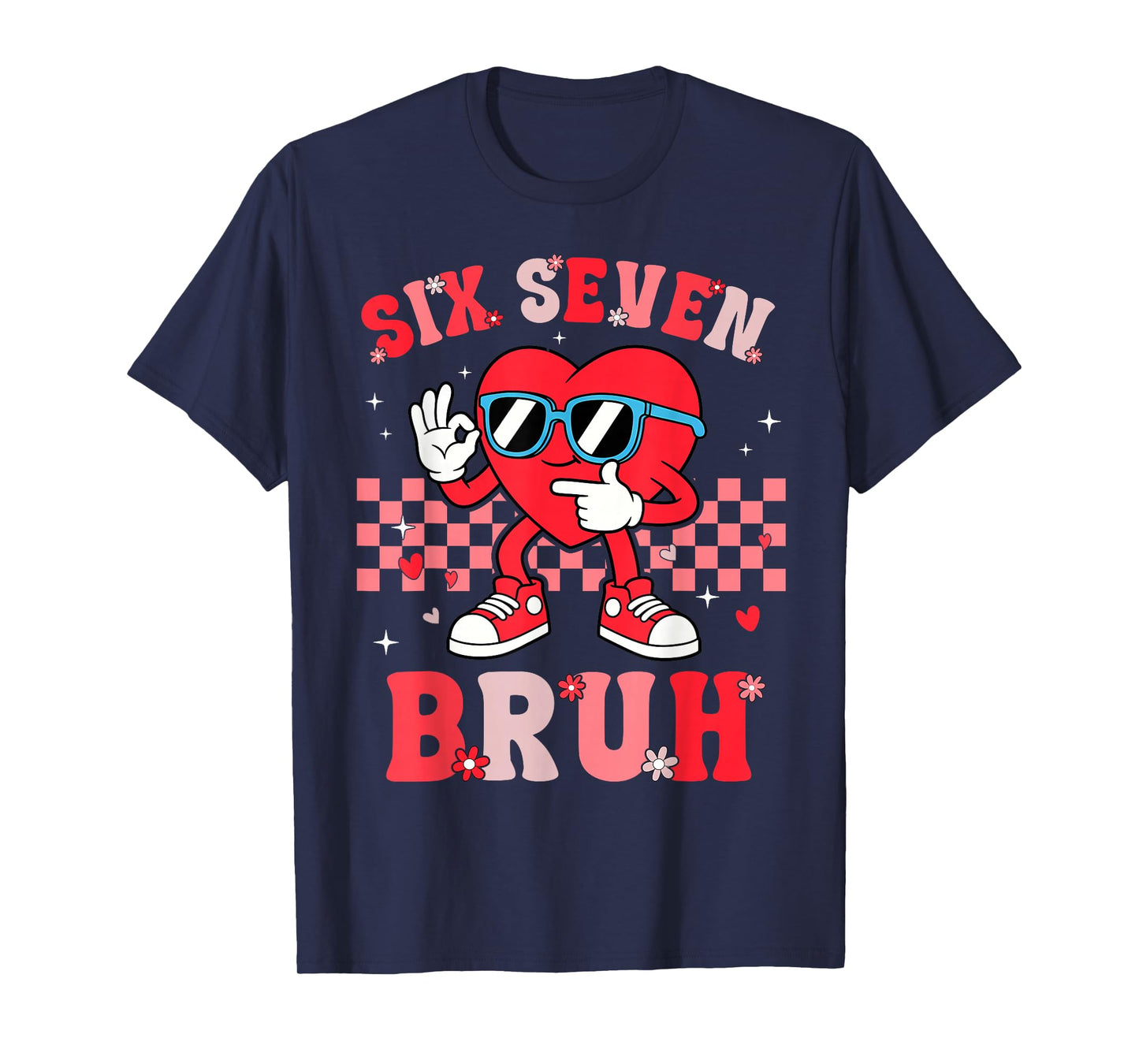 Six Seven 67 Meme Cool Valentine’s for Teens Boys Girls Kids T-Shirt