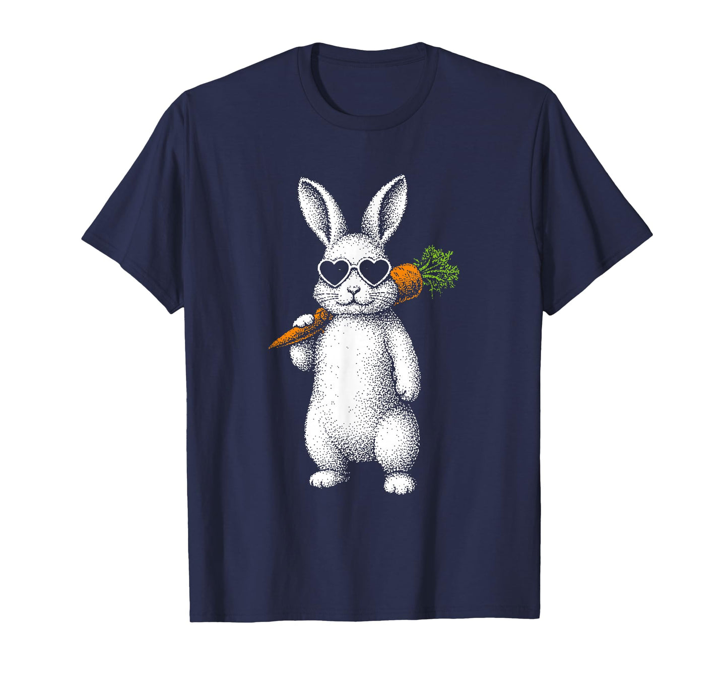 Bunny Face with Sunglasses Easter Day for Boys Men Kids T-Shirt