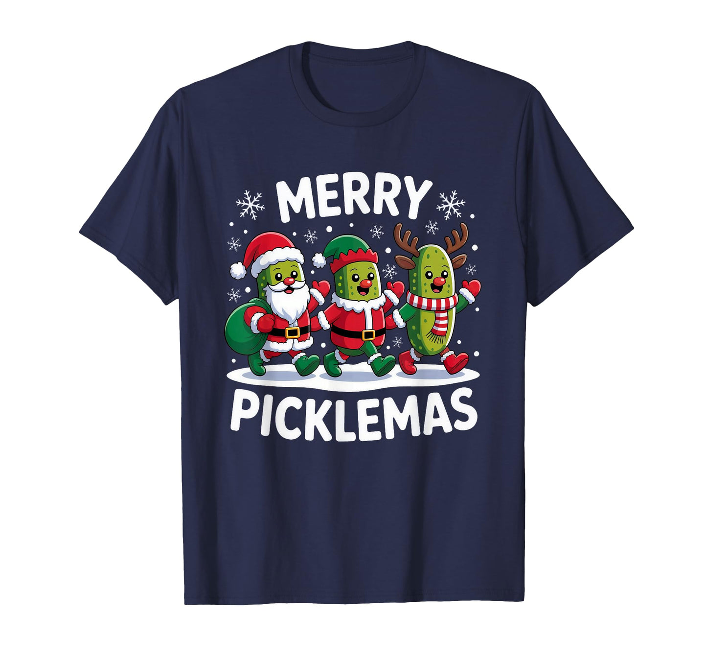 Merry Picklemas Fun Holiday Christmas 2025 for Pickle Lovers T-Shirt