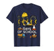 100 Days of School Excavator 100th Day Construction Boy Kids T-Shirt