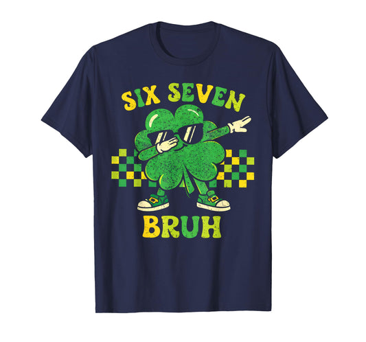 Six Seven 67 Meme St Patrick's Day for Teens Boys Girls Kids T-Shirt