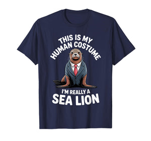 Sea Lion Costume for Men Women Seal Animal Sea Lion Lover T-Shirt