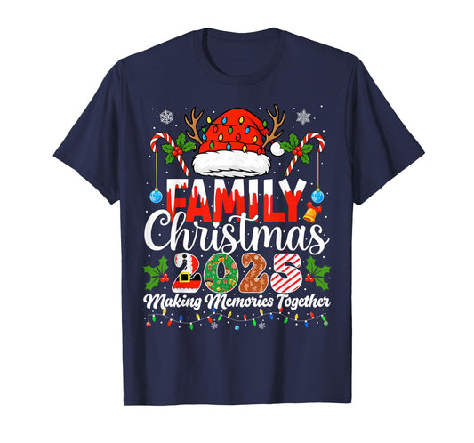 Family Christmas 2025 Matching Pajamas Xmas Family Christmas T-Shirt