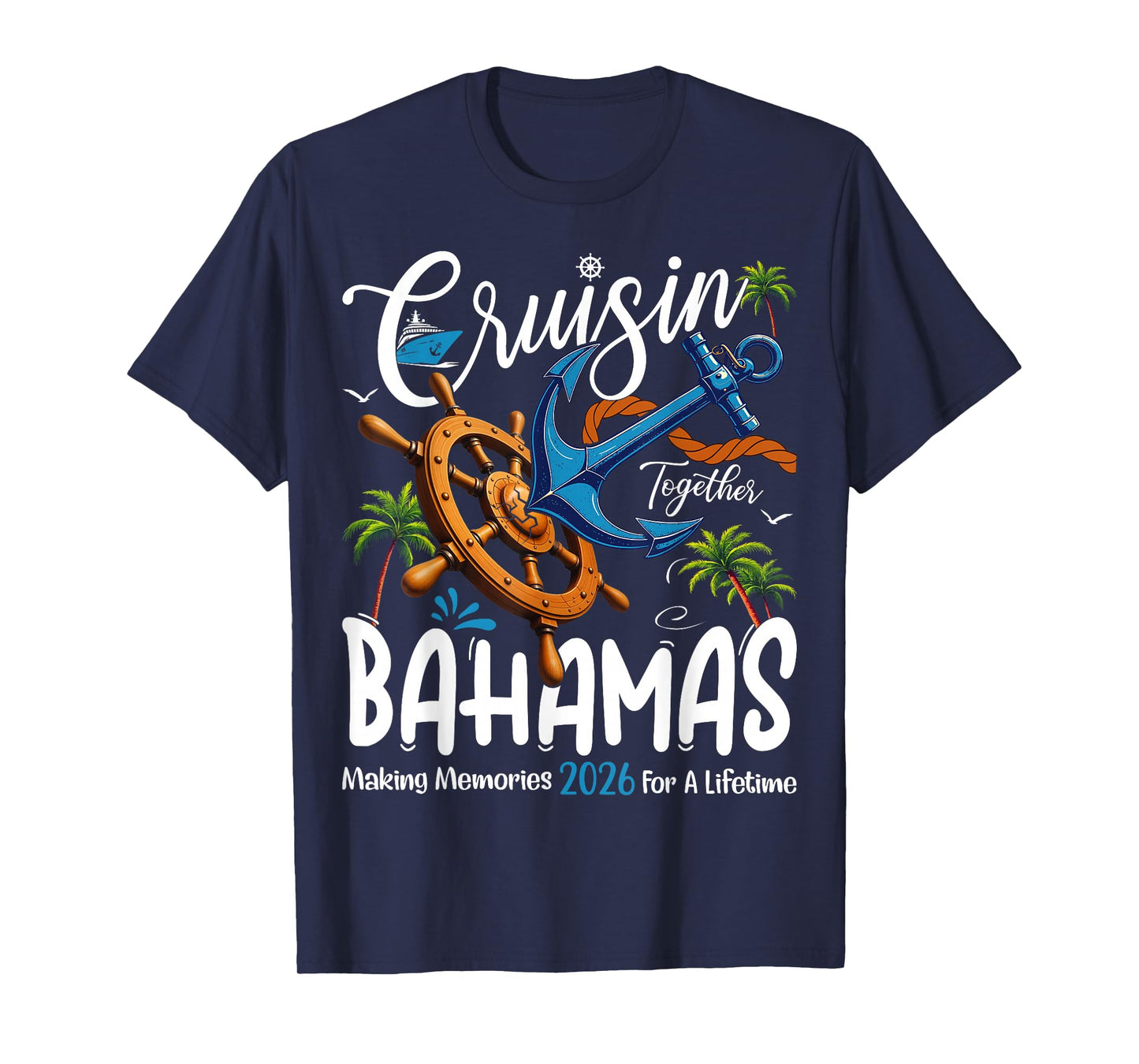Bahamas Cruise 2026 Family Vacation Trip T-Shirt