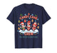 Christmas Candy Cane Crew Stick Together Xmas Women Men Kids T-Shirt