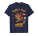 Turkey Running Trot 2025 Funny Thanksgiving Men Women Kids T-Shirt