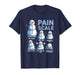 Pain Scale Snowman Funny Nurse Christmas ICU Nurse T-Shirt