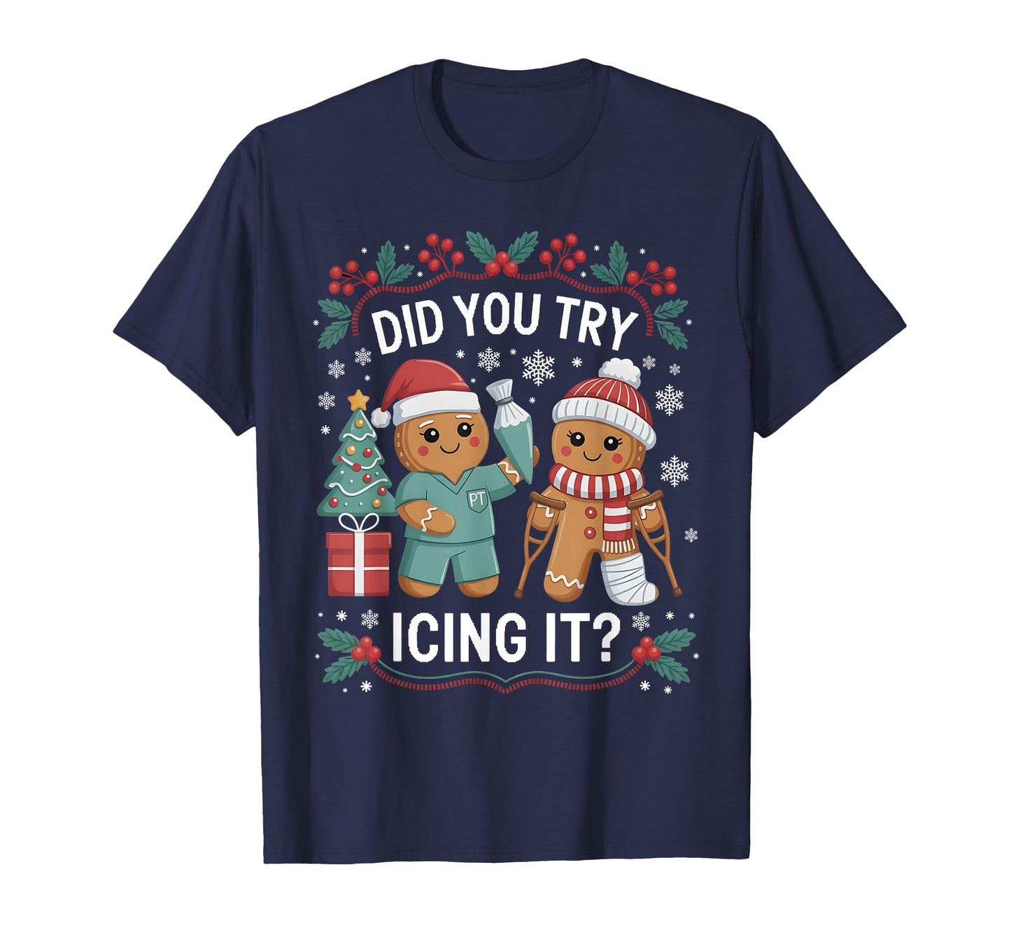 Physio Christmas Physical Therapy Holiday Season Christmas T-Shirt
