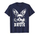 Kids Boy Easter Retro Bunny Bruh Easter Kids Boy Toddler Men T-Shirt