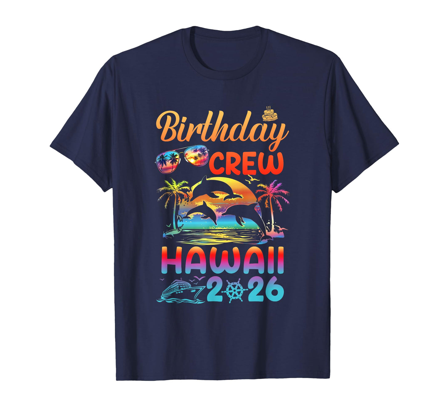 Hawaii Birthday Trip Vacation 2026 Matching Group T-Shirt