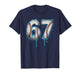 Baseball 67 Six Seven Meme Funny 6-7 Drip Baseball Boys Men T-Shirt
