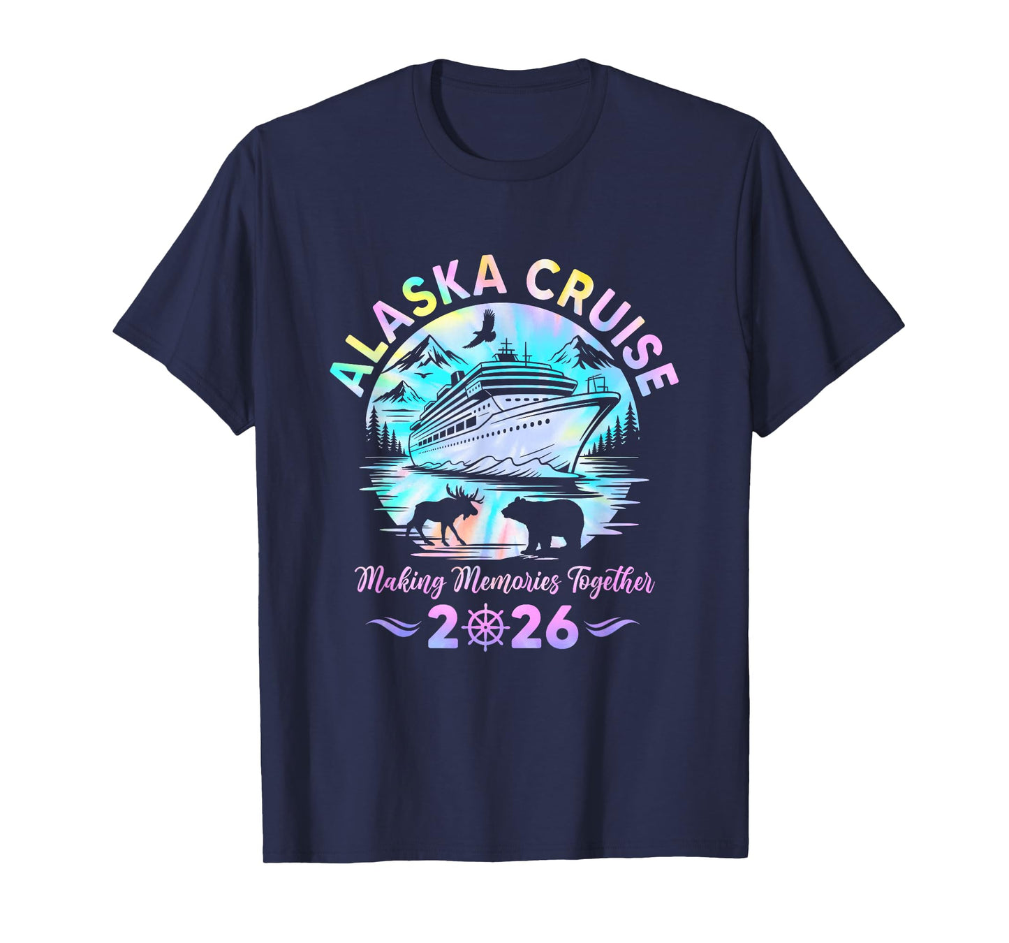 Alaska Cruise 2026 Matching Family Friends Group Adventure T-Shirt