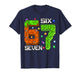Funny Meme 67 Pixel Birthday Boy Six Seven 6 7 T-Shirt
