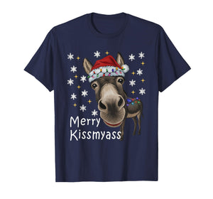 Merry KissMyAss Funny Christmas T-Shirt
