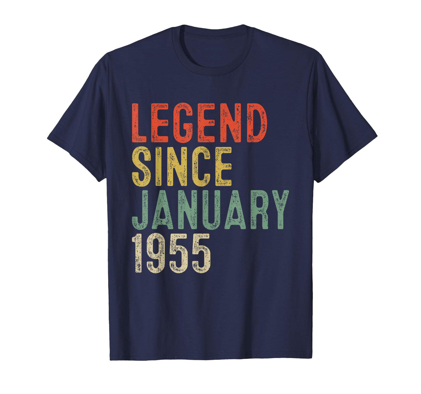 Legend Since January 1955 71st Birthday Gifts 71 Year Old T-Shirt