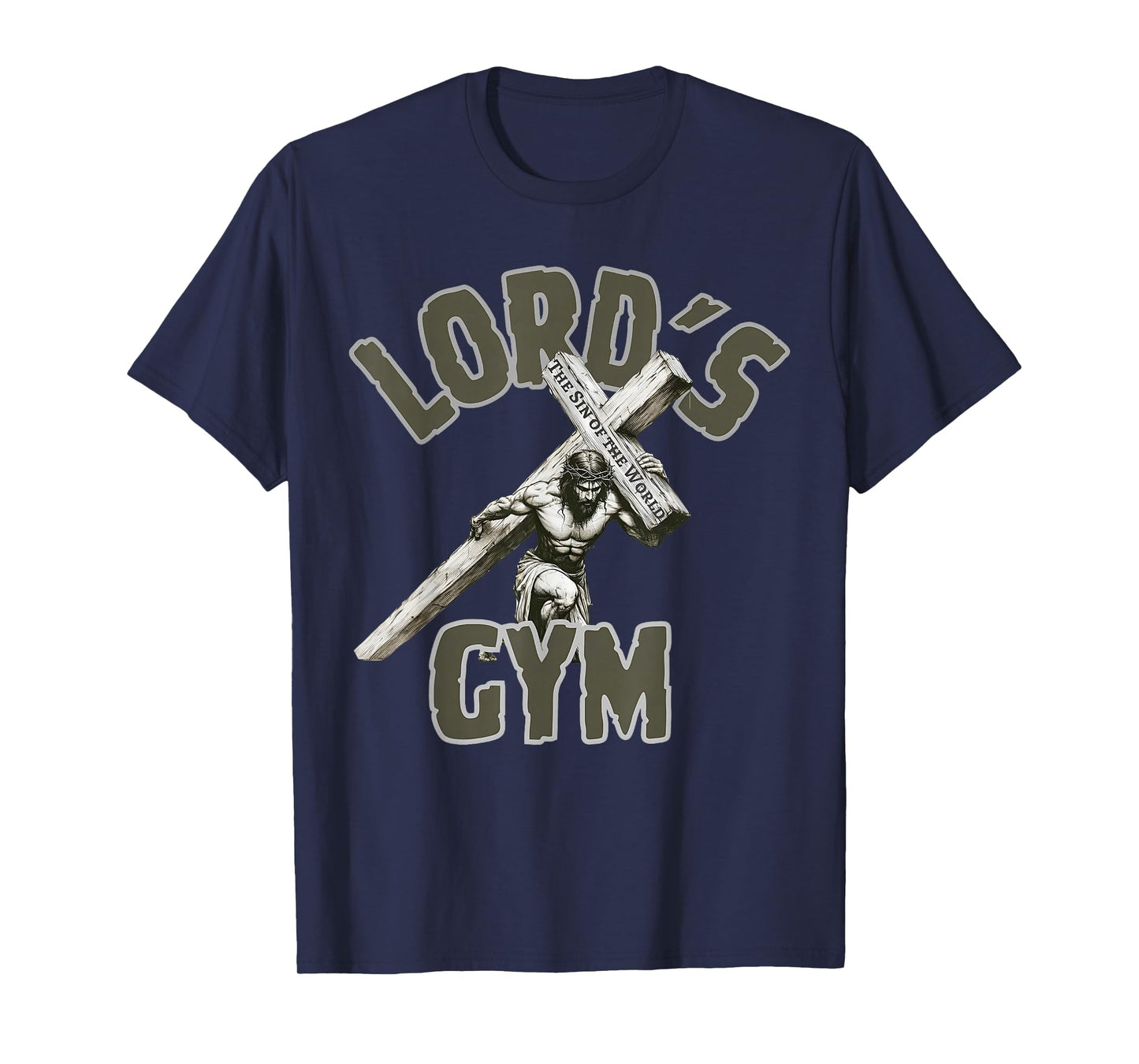 Lord Gym Jesus His Pain Your Gain Christian World Jesus T-Shirt