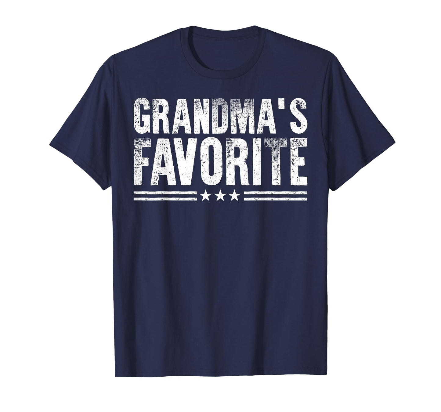 Grandma's Favorite, Grandson or Granddaughter Family Retro T-Shirt