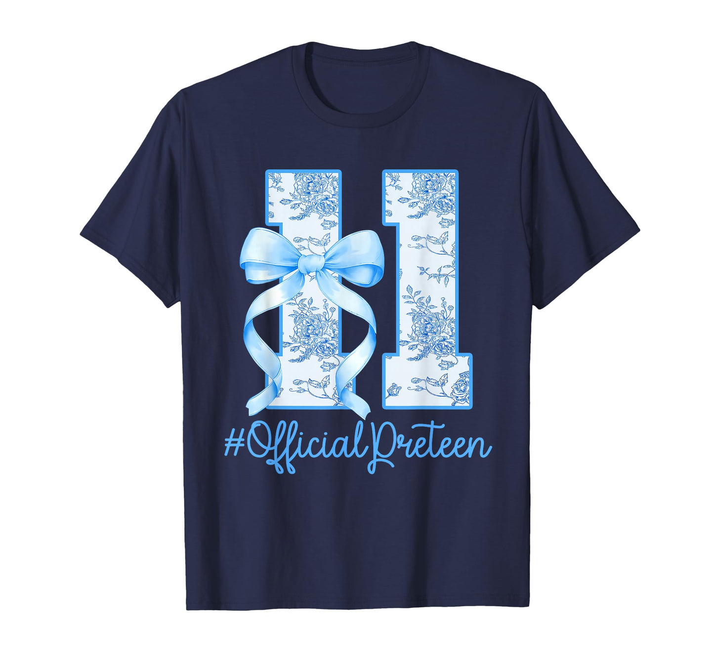 11th Birthday Coquette Bow 11 Year Old Birthday Girl T-Shirt