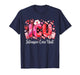 Cute Hearts ICU Valentine Nurse Valentines Day Shirt Nurses T-Shirt