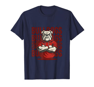 Bulldog Retro for Men Women Boys Kids T-Shirt