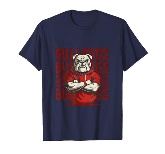 Bulldog Retro for Men Women Boys Kids T-Shirt