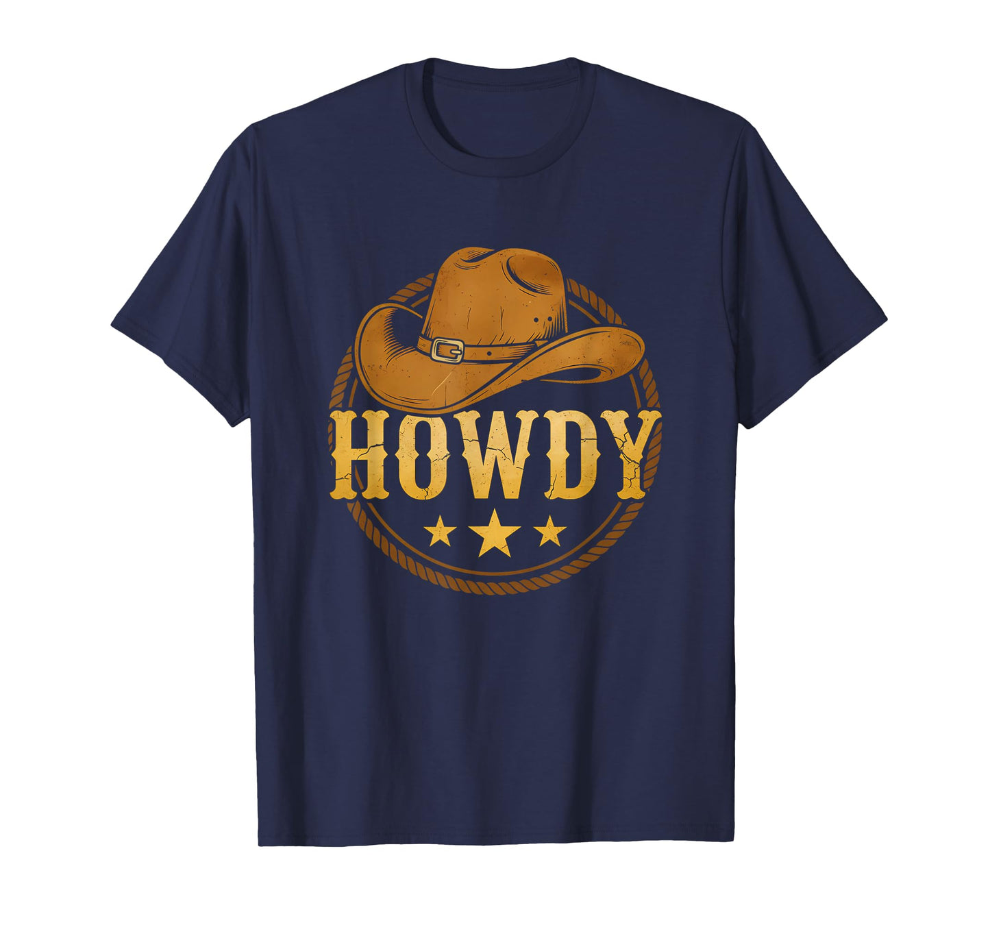 Cowboy Cowgirl Rodeo Hat Western Country Howdy T-Shirt