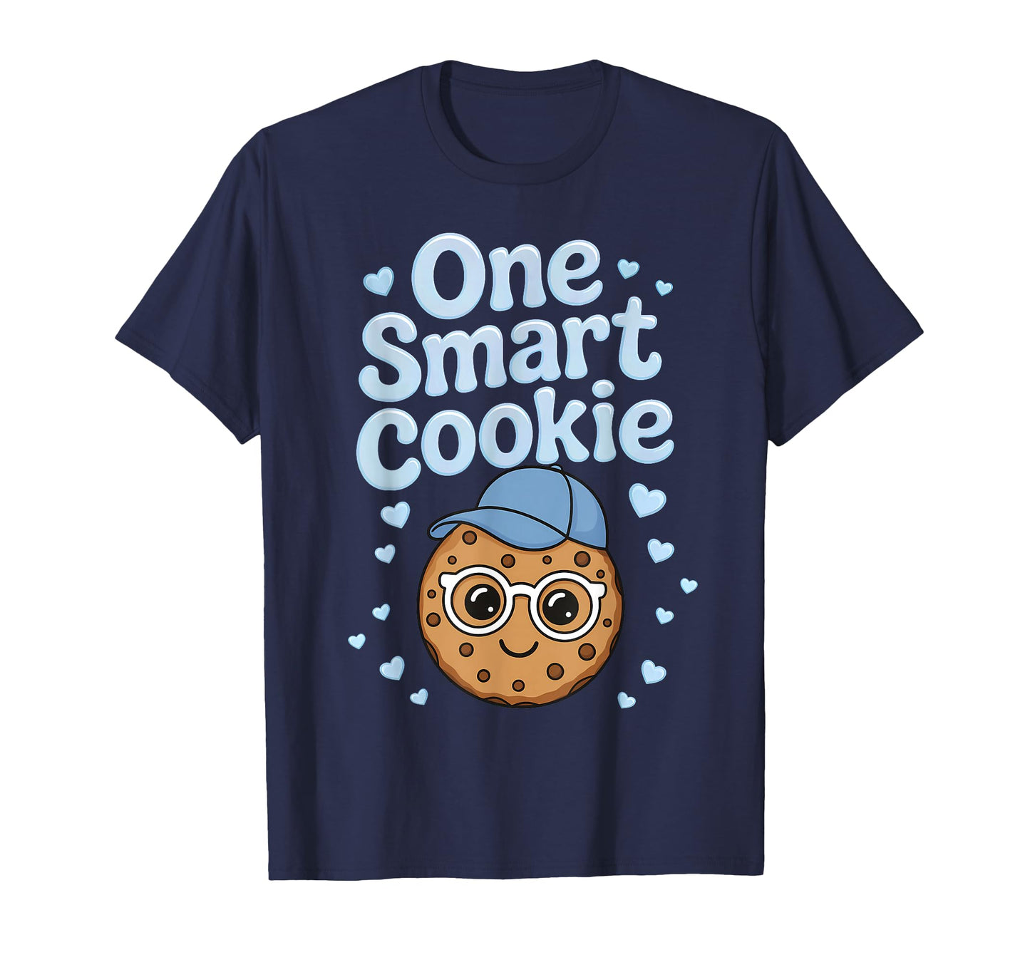 One Smart Cookie Funny Chocolate Chip Cookie Boys T-Shirt